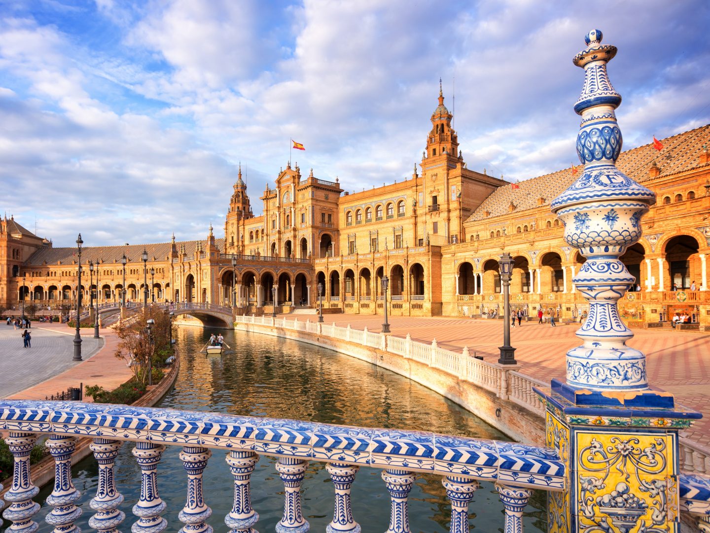 Plaza de Espana (Spain square) in Seville, Andalusia