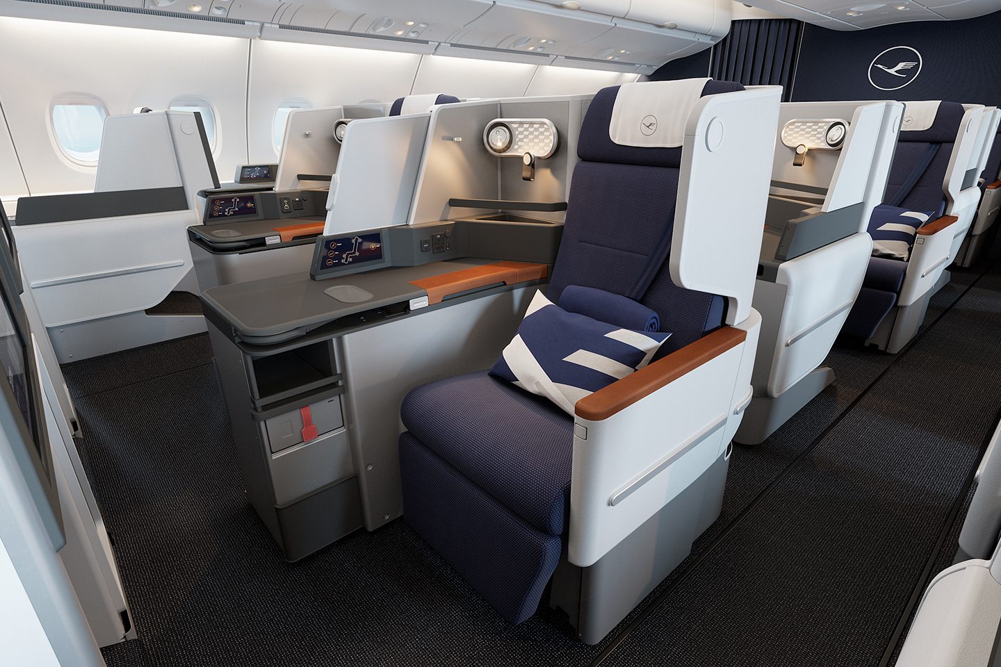 A380の改修：ルフトハンザが最大機材のビジネスクラスを刷新
